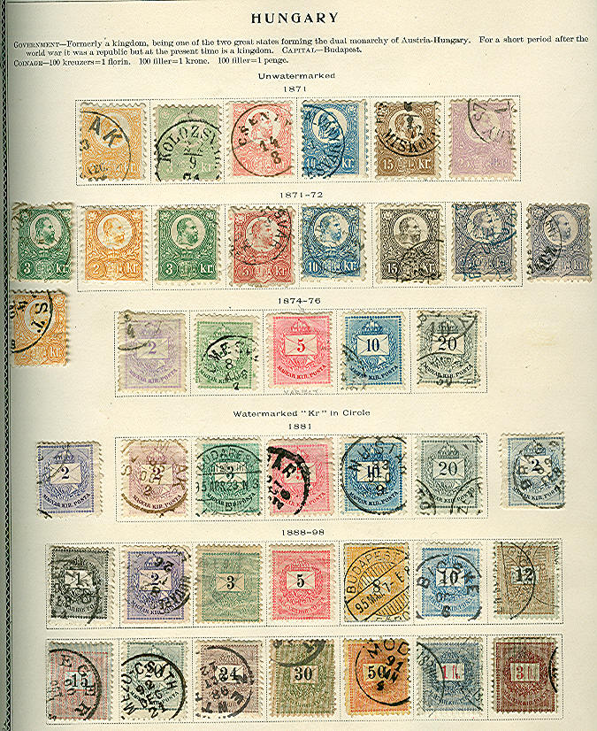 HUNGARY COLLECTION Mint & Used Stamps 1871-1946