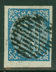 NORWAY #1 (1) 4sk Lion w/bold RORAAS 1856 cancel, VF  